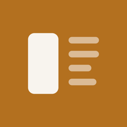 Amber theme app icon
